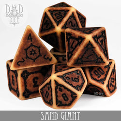 Sand Giant Dice Set (Oversize) (Online Order Only)