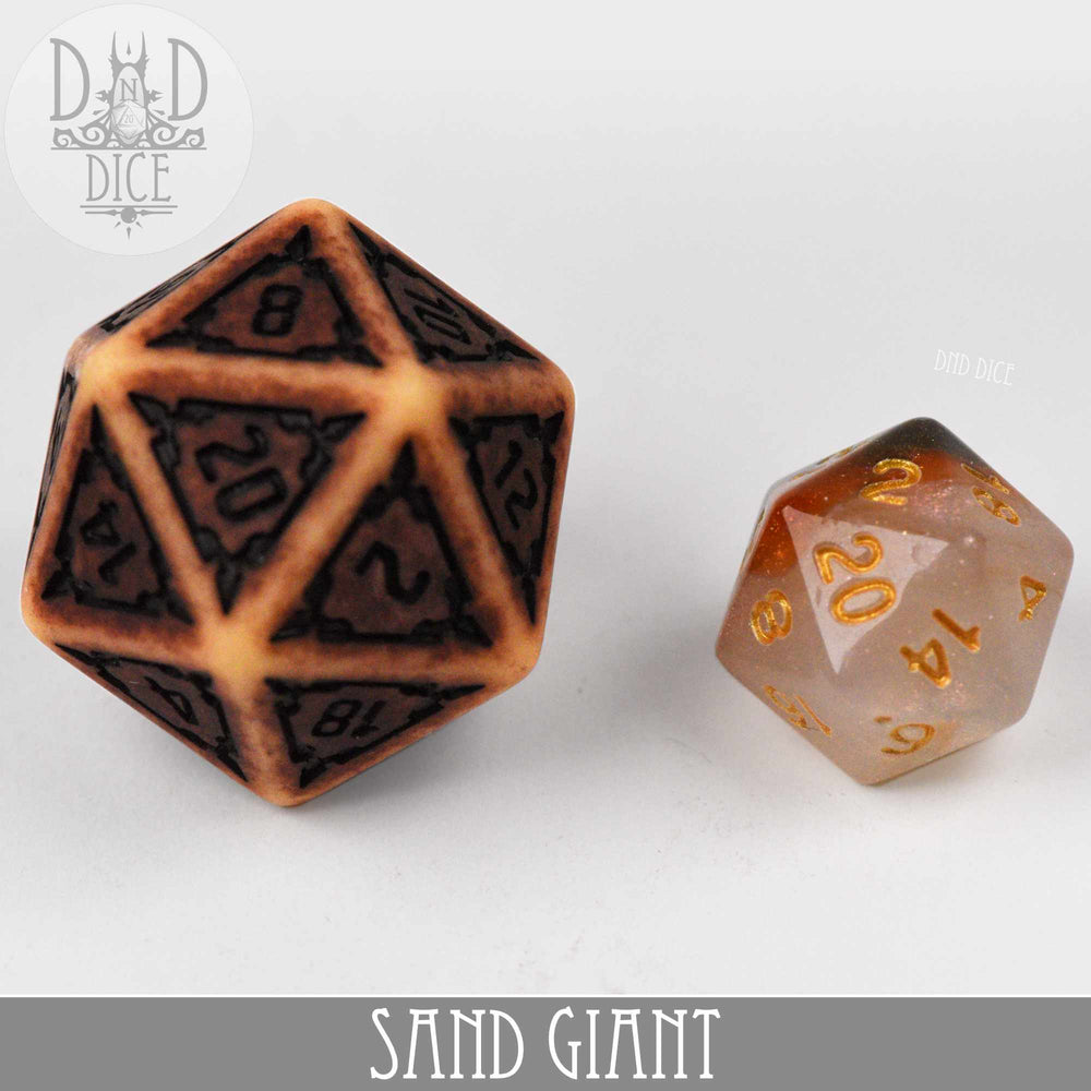 Sand Giant Dice Set (Oversize) (Online Order Only)