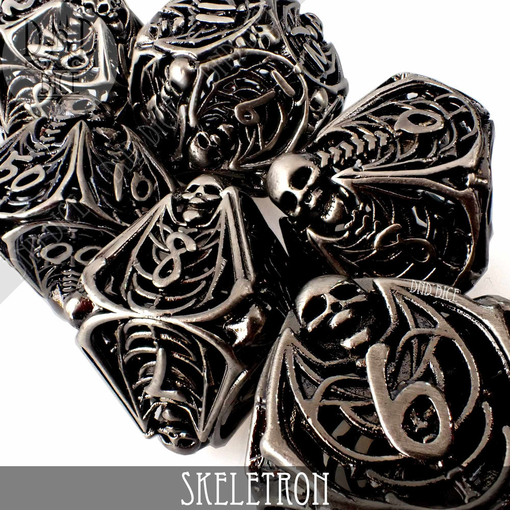 Skeletron Metal Dice Set (Gift Box) (Online Order Only)