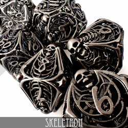 Skeletron Metal Dice Set (Gift Box) (Online Order Only)
