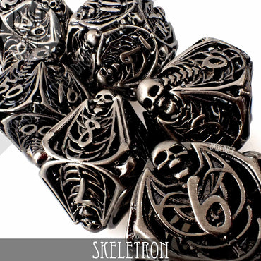 Skeletron Metal Dice Set (Gift Box) (Online Order Only)