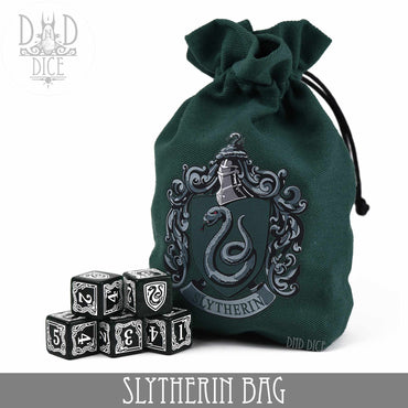 Harry Potter - Slytherin Dice Bag & 5D6 (Online Order Only)