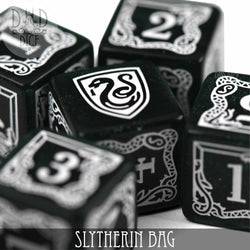 Harry Potter - Slytherin Dice Bag & 5D6 (Online Order Only)