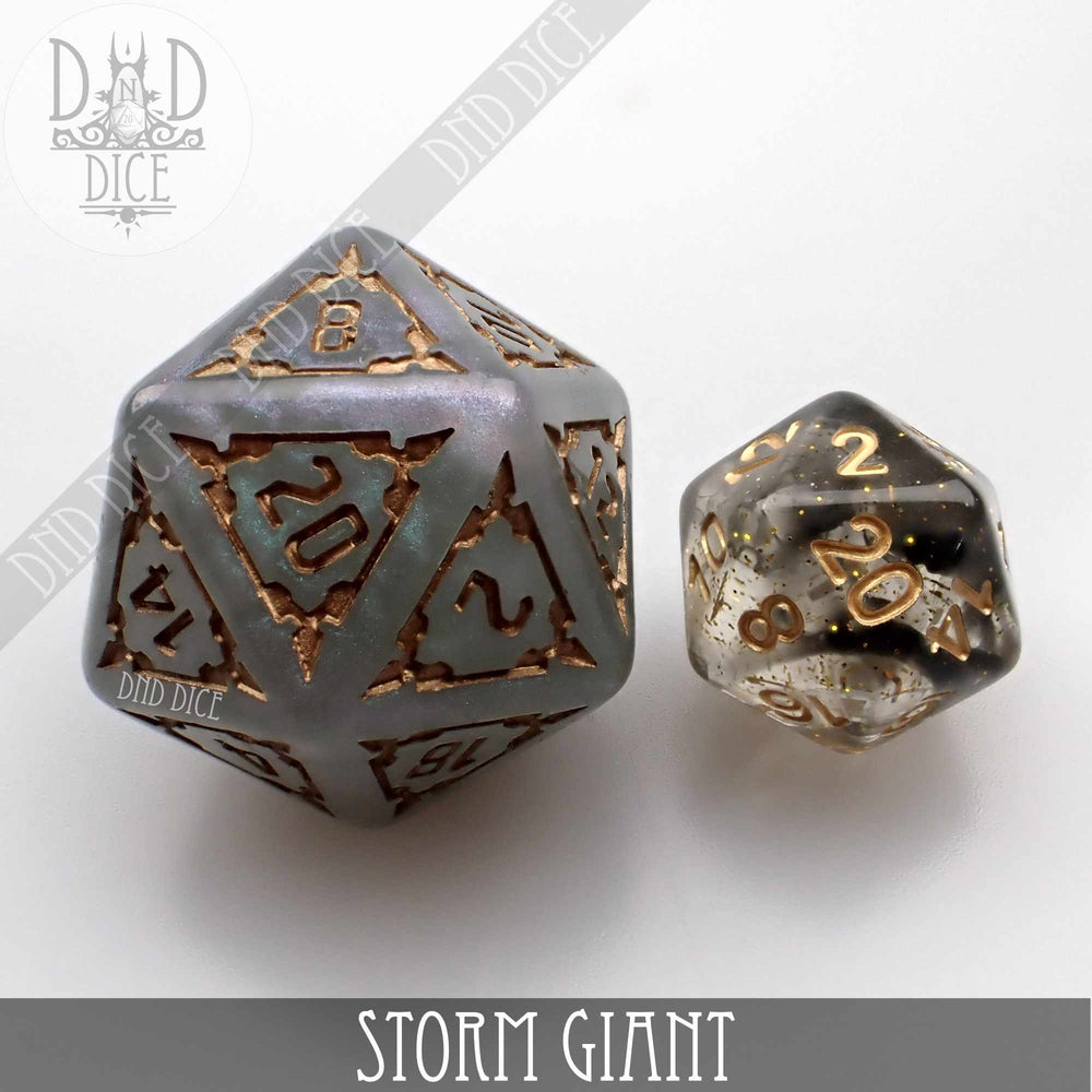 Storm Giant Dice Set (Oversize) (Online Order Only)