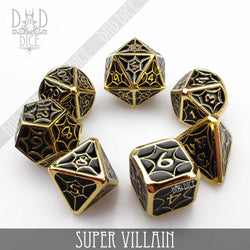 Super Villain Metal Dice Set (Online Order Only)