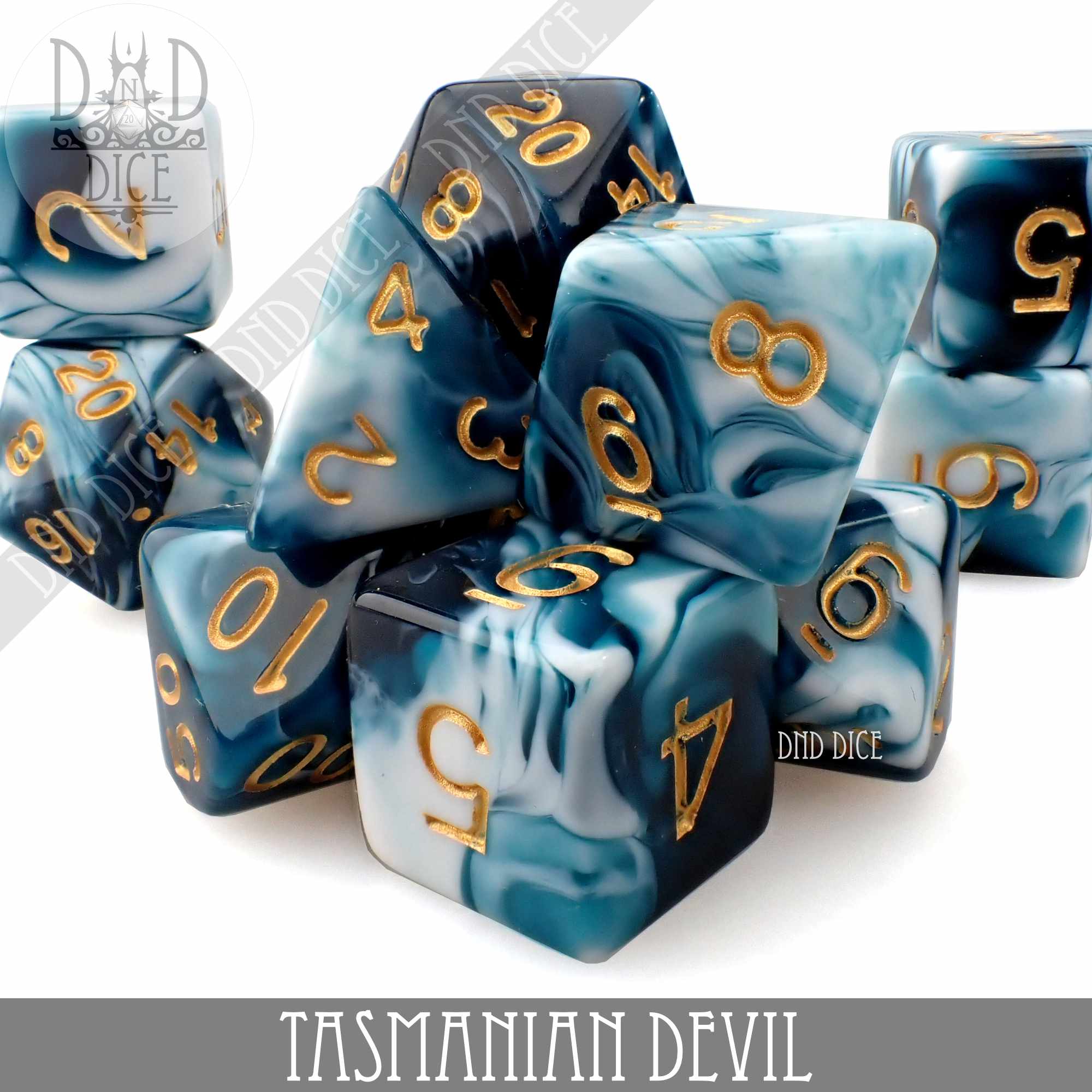 Tasmanian Devil 7 or 11 Dice Set (Online Order Only)