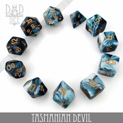 Tasmanian Devil 7 or 11 Dice Set (Online Order Only)