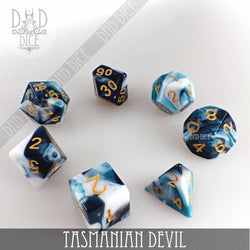 Tasmanian Devil 7 or 11 Dice Set (Online Order Only)