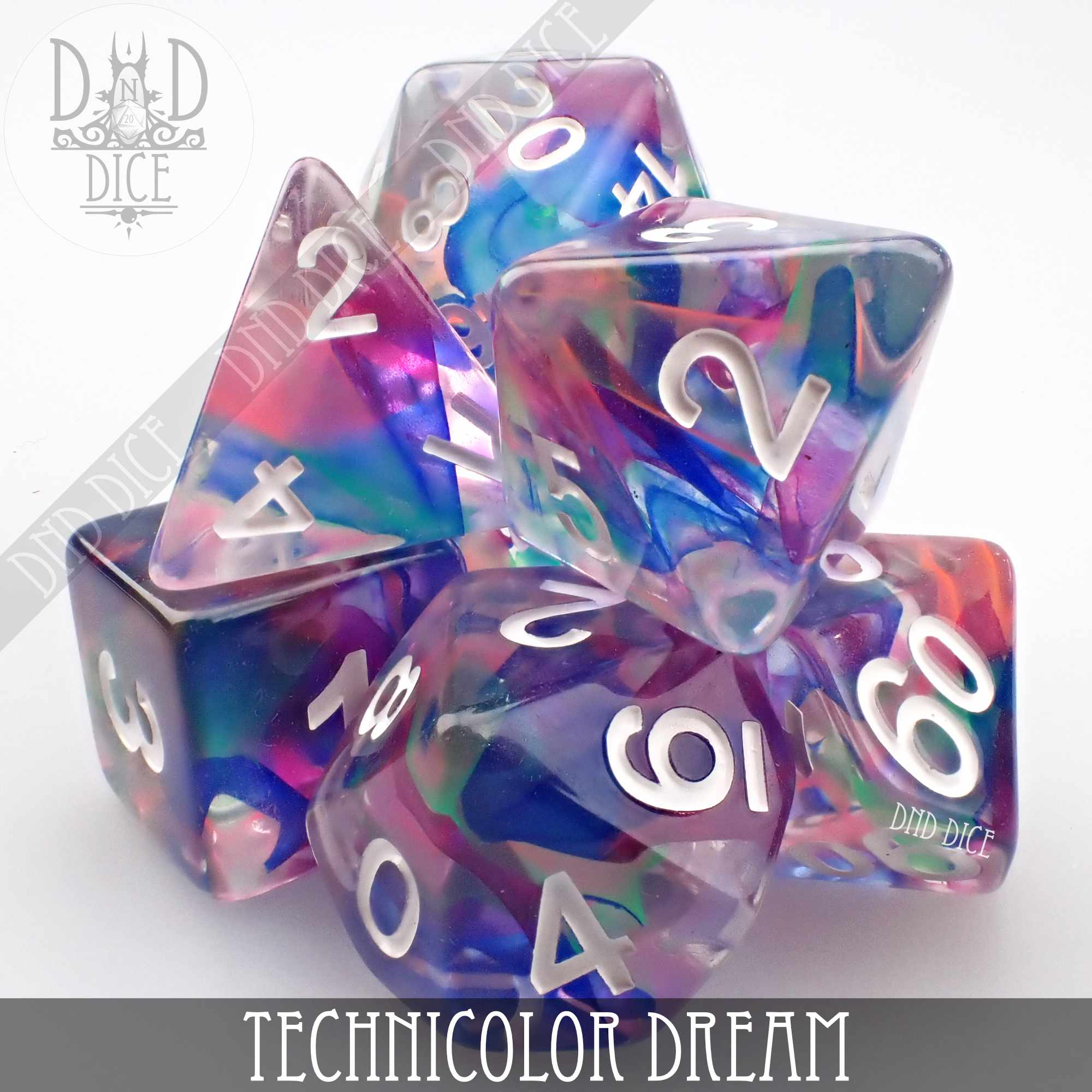 Technicolor Dream Dice Set (Online Order Only)