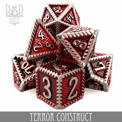 Terror Construct Metal Dice Set (Online Order Only)