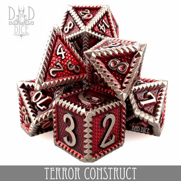 Terror Construct Metal Dice Set (Online Order Only)