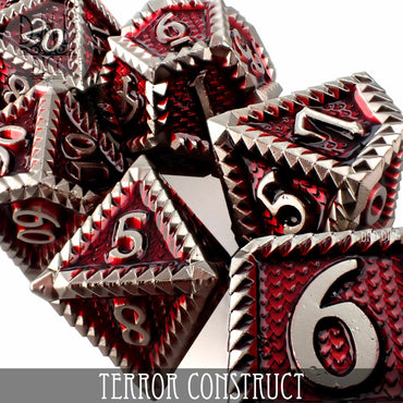 Terror Construct Metal Dice Set (Online Order Only)