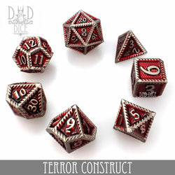 Terror Construct Metal Dice Set (Online Order Only)