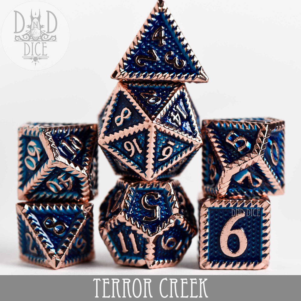 Terror Creek Metal Dice Set (Online Order Only)