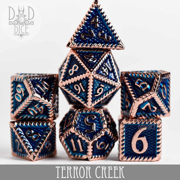 Terror Creek Metal Dice Set (Online Order Only)