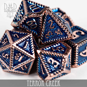 Terror Creek Metal Dice Set (Online Order Only)