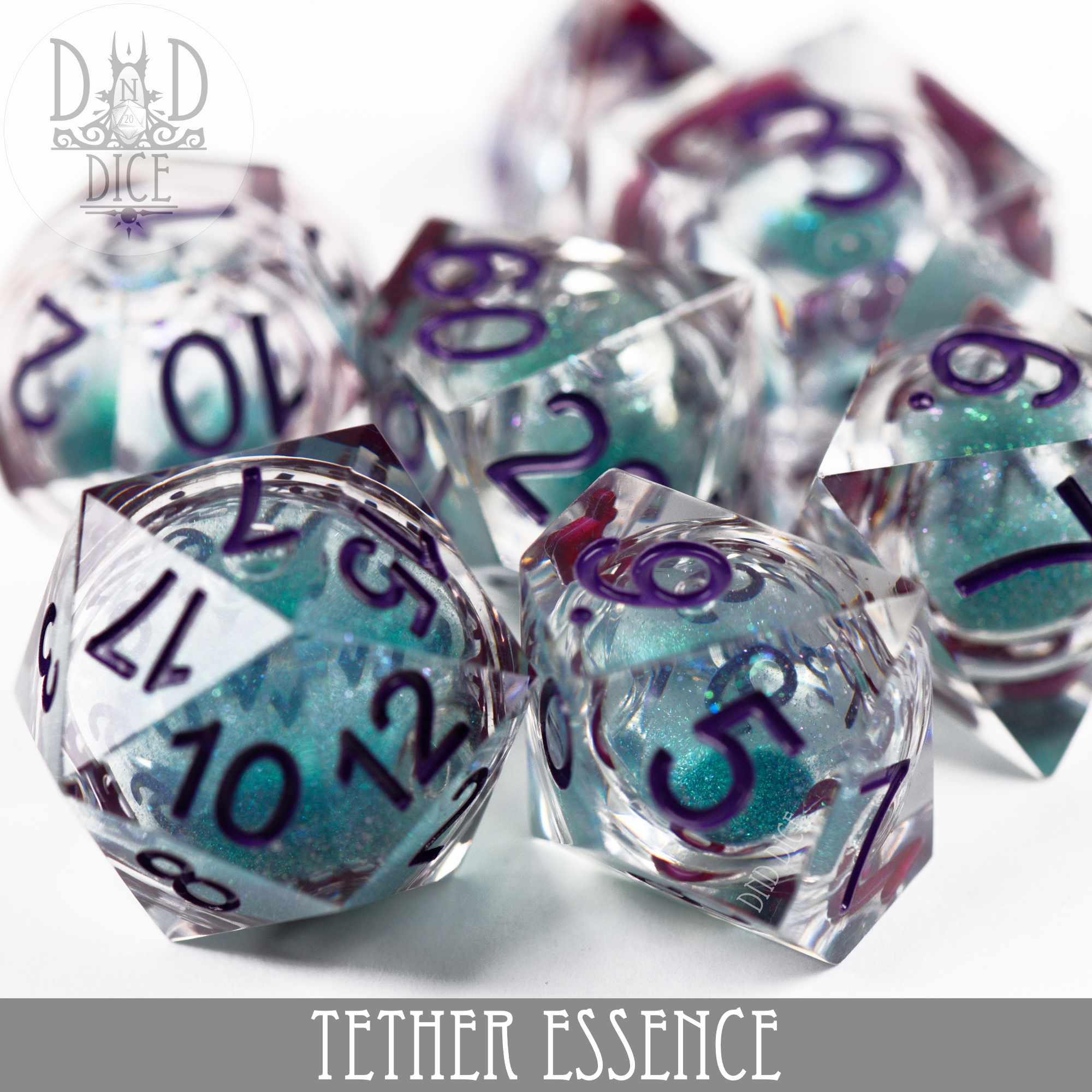 Tether Essence Liquid Core Dice Set (Online Order Only)