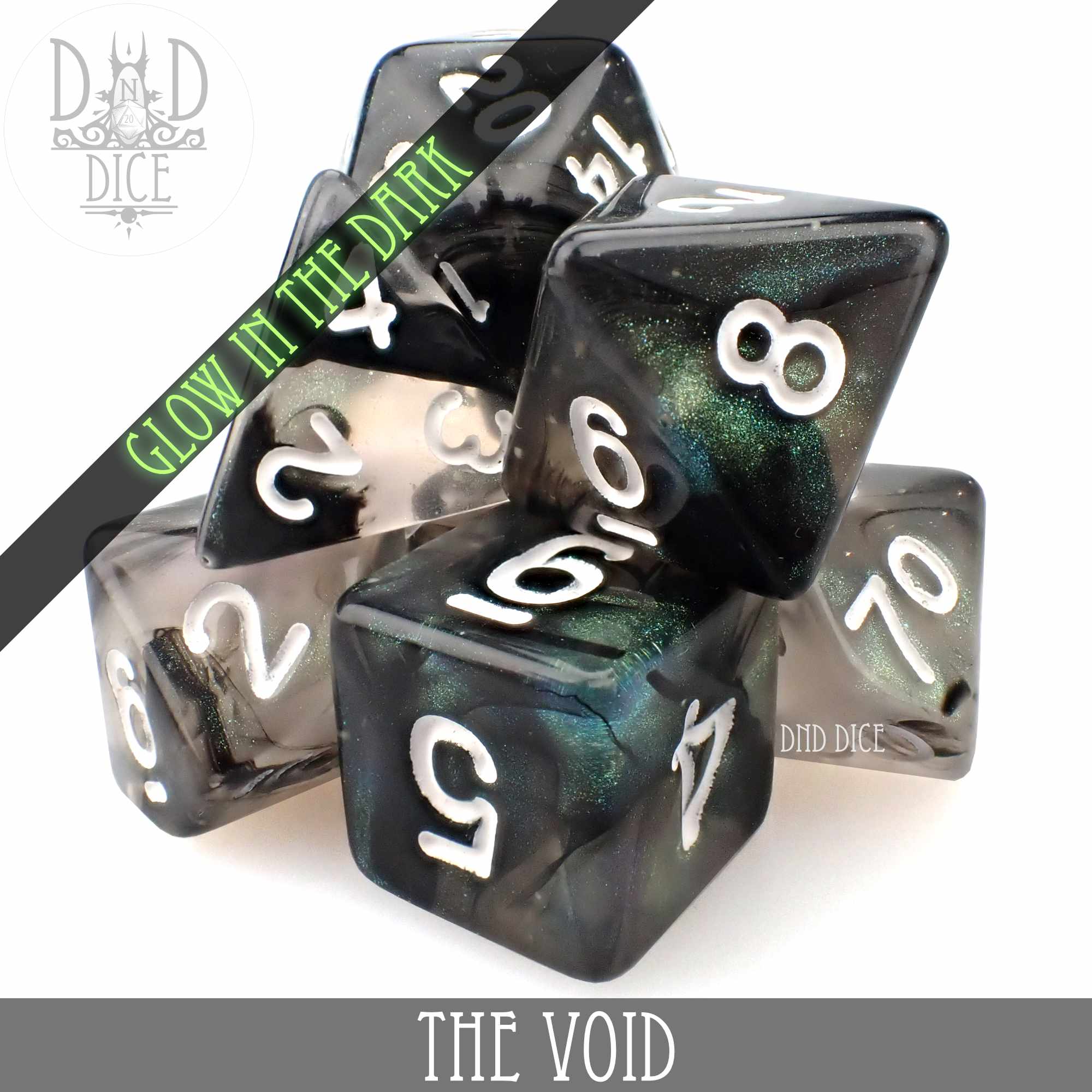 The Void Glow in the Dark Dice Set (Online Order Only)