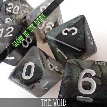 The Void Glow in the Dark Dice Set (Online Order Only)