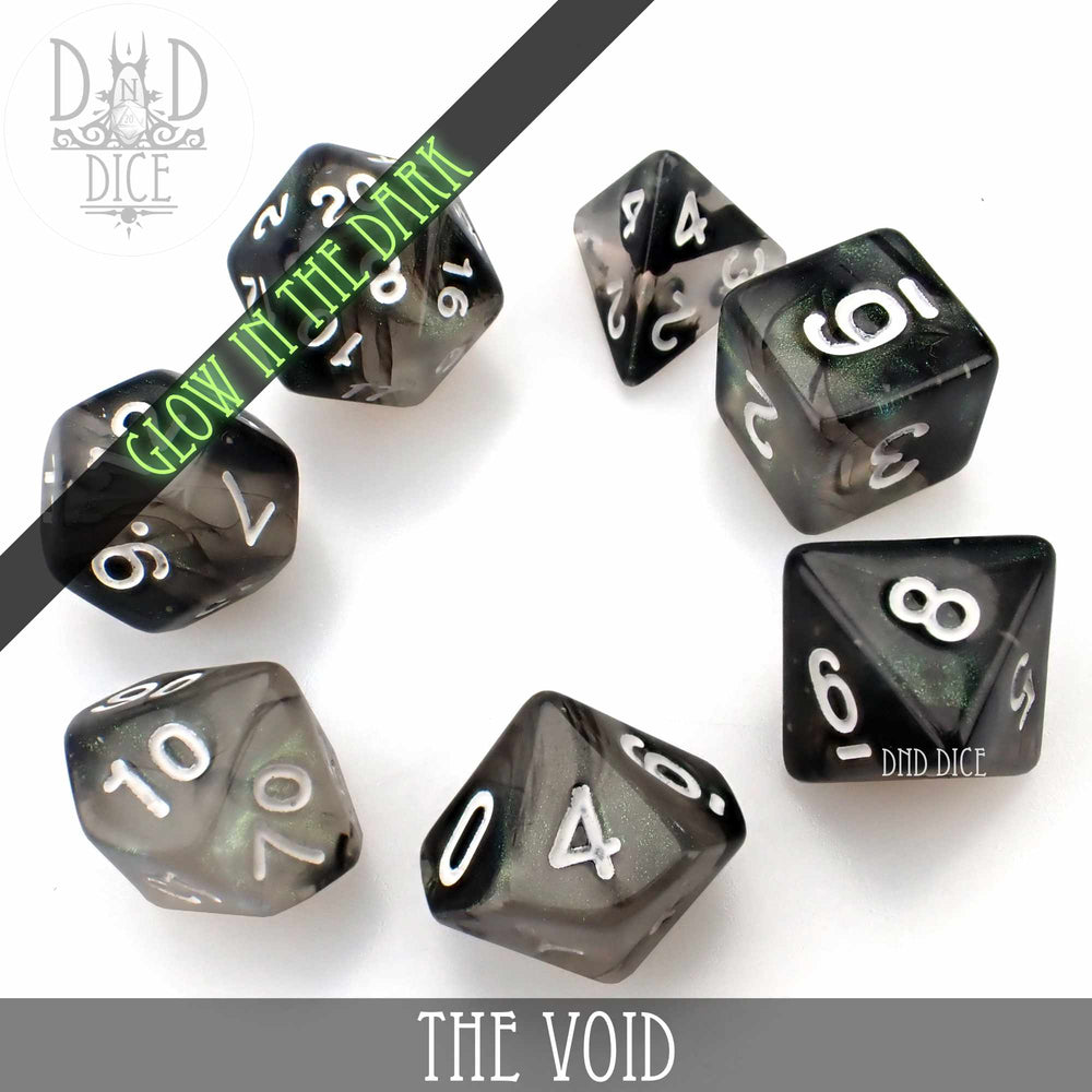 The Void Glow in the Dark Dice Set (Online Order Only)