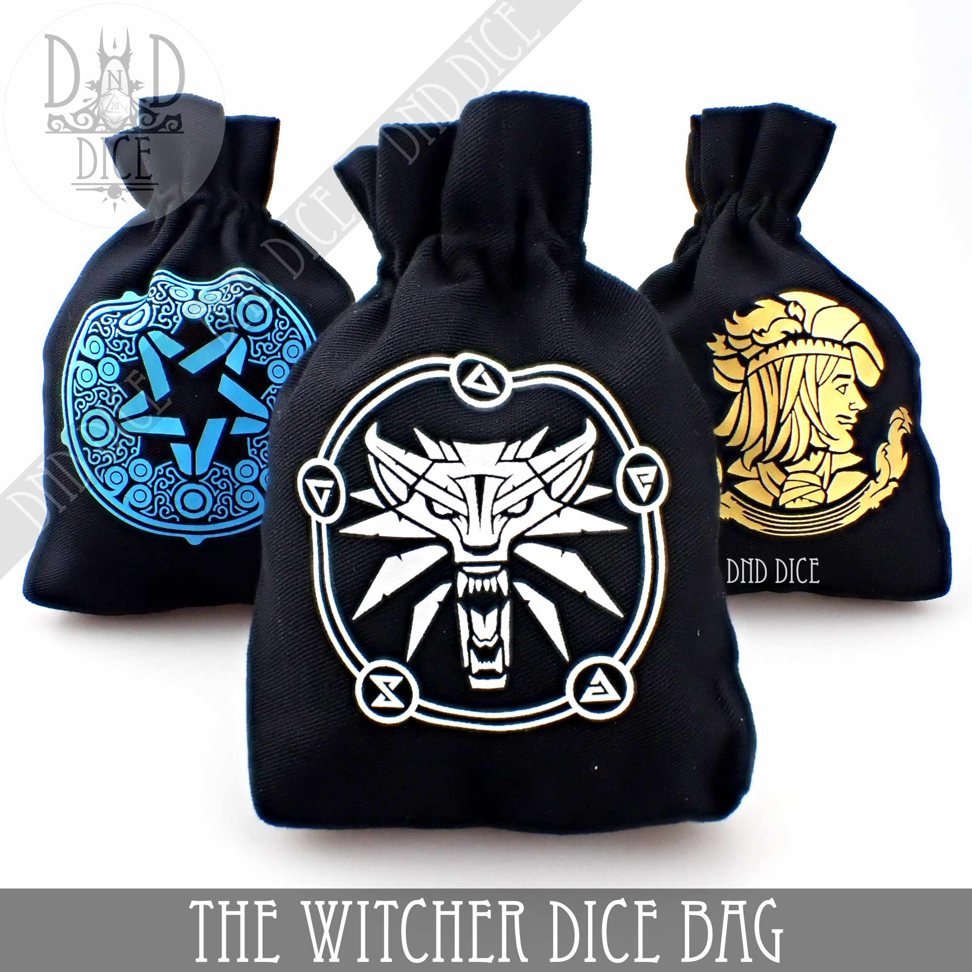 The Witcher - Dice Bags (3 Colors) (Online Order Only)