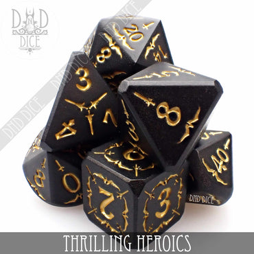 Thrilling Heroics Metal Dice Set (Online Order Only)