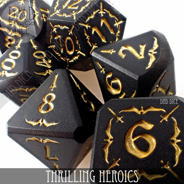 Thrilling Heroics Metal Dice Set (Online Order Only)