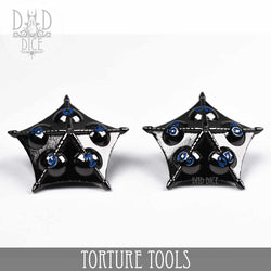 Torture Tools Blue - Metal Dice Set (Online Order Only)