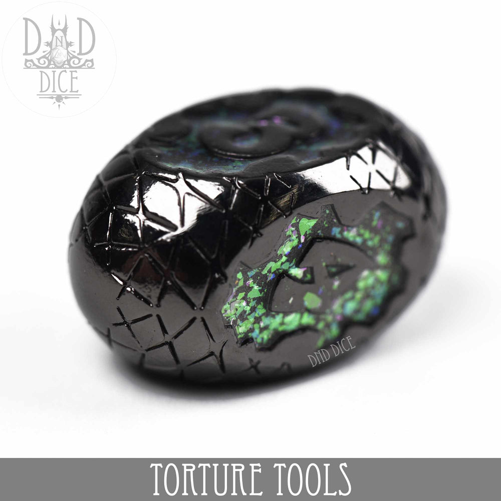 Torture Tools Blue - Metal Dice Set (Online Order Only)