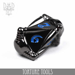 Torture Tools Blue - Metal Dice Set (Online Order Only)