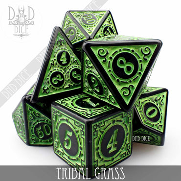 Tribal Grass Dice Set (Online Order Only)