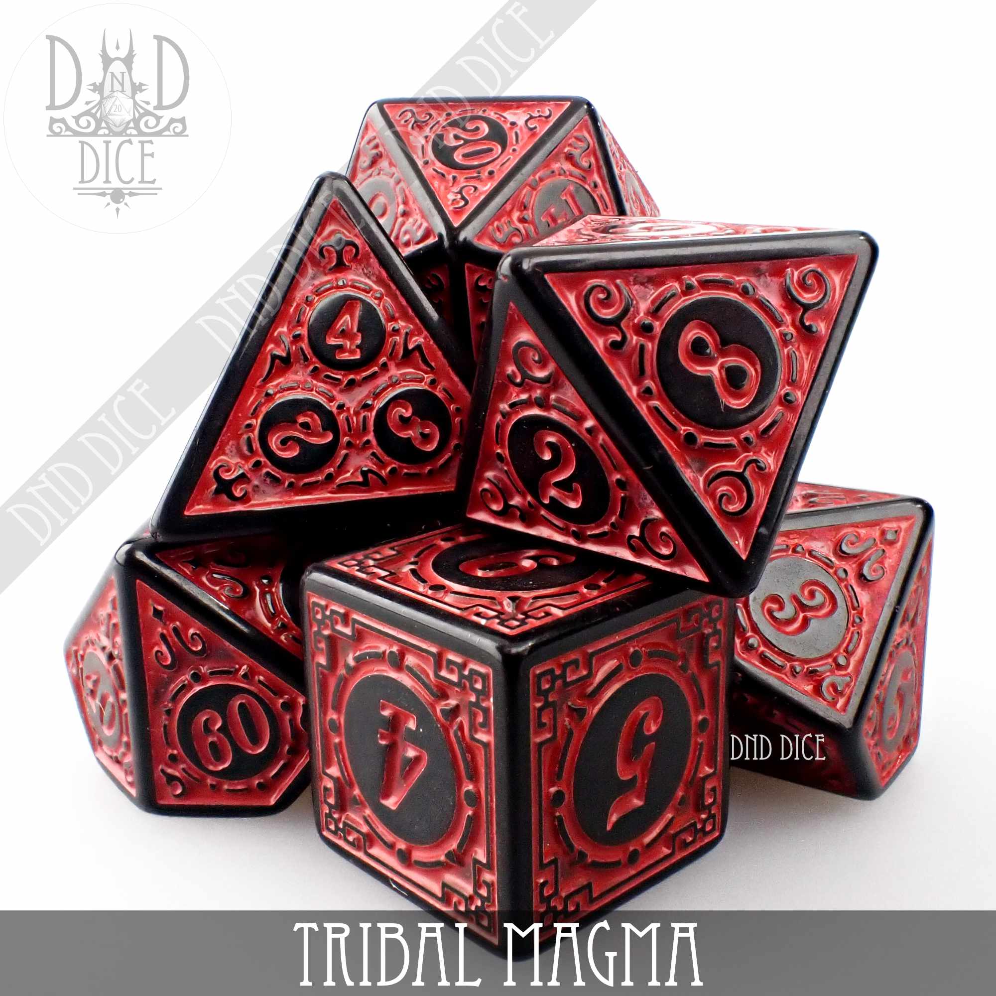 Tribal Magma Dice Set (Online Order Only)
