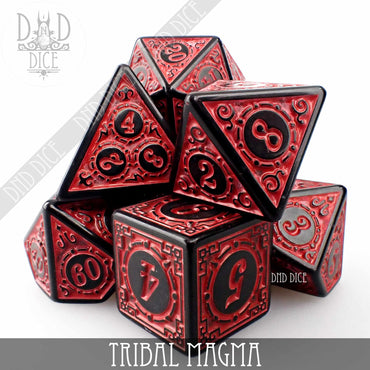 Tribal Magma Dice Set (Online Order Only)