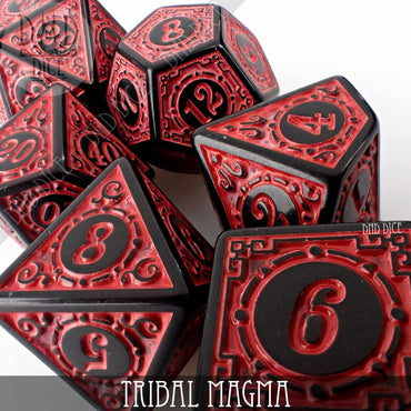 Tribal Magma Dice Set (Online Order Only)