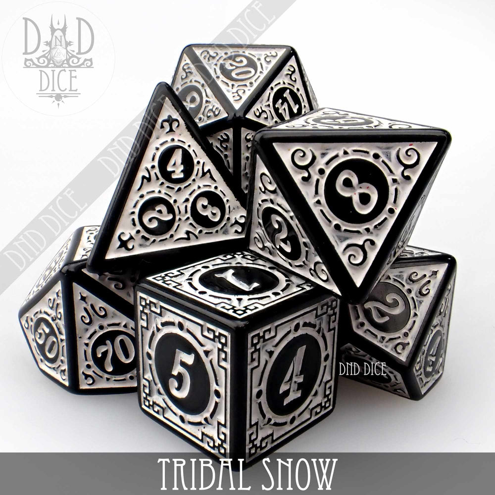 Tribal Snow Dice Set (Online Order Only)