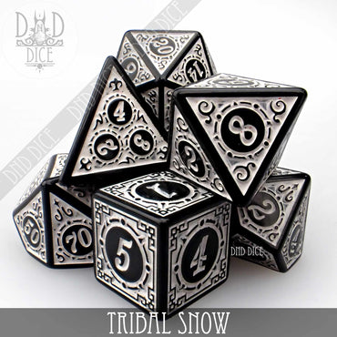 Tribal Snow Dice Set (Online Order Only)