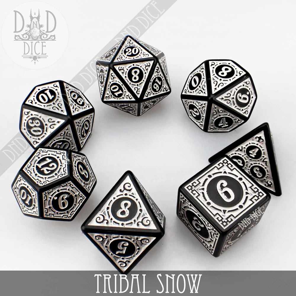 Tribal Snow Dice Set (Online Order Only)