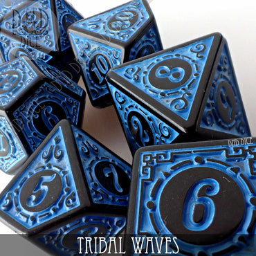 Tribal Waves Dice Set (Online Order Only)
