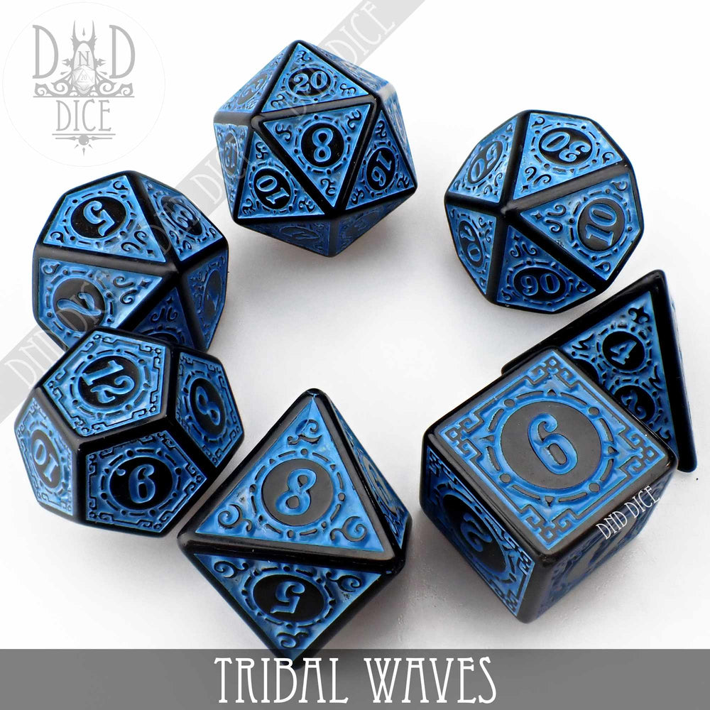 Tribal Waves Dice Set (Online Order Only)