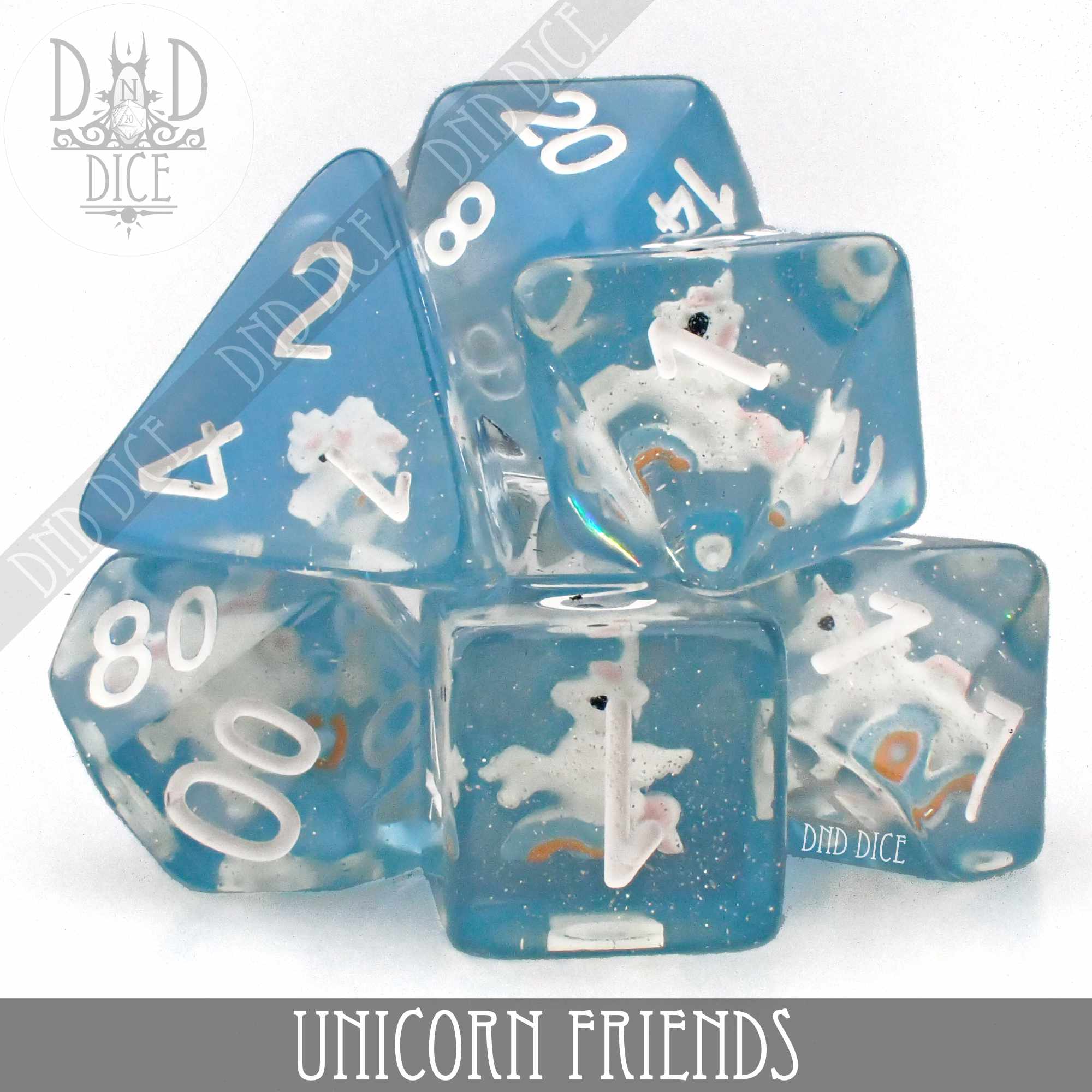 Unicorn Friends Dice Set (Online Order Only)