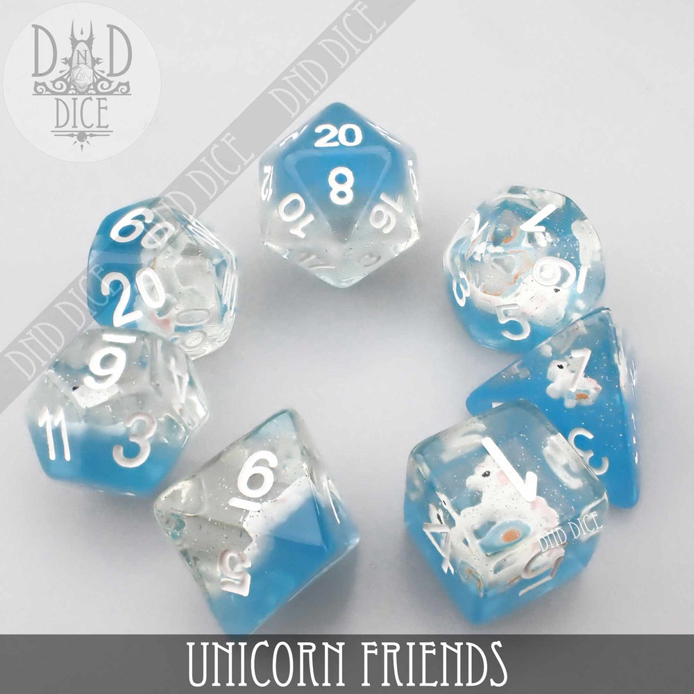 Unicorn Friends Dice Set (Online Order Only)