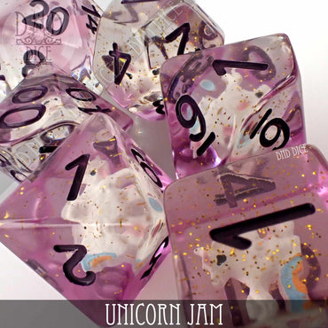 Unicorn Jam Dice Set (Online Order Only)