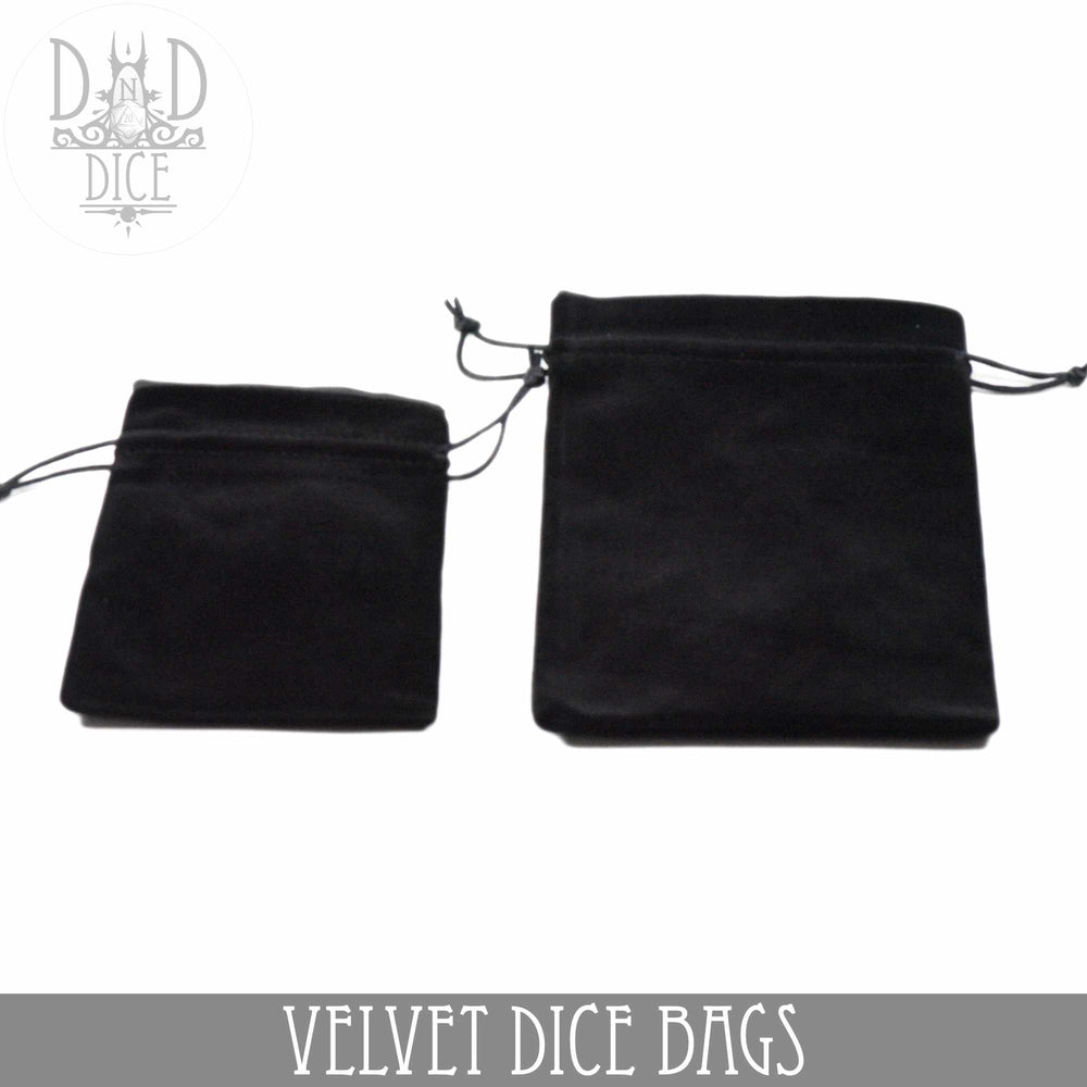 Velvet Dice Bags (2 Sizes) (Online Order Only)