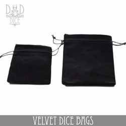 Velvet Dice Bags (2 Sizes) (Online Order Only)