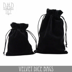 Velvet Dice Bags (2 Sizes) (Online Order Only)