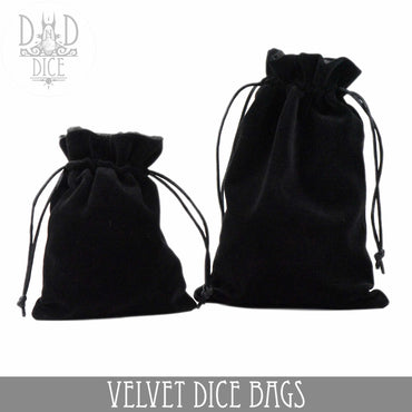 Velvet Dice Bags (2 Sizes) (Online Order Only)