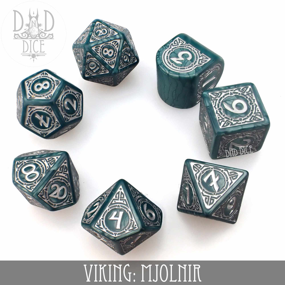 Viking Mjolnir Dice Set (Online Order Only)