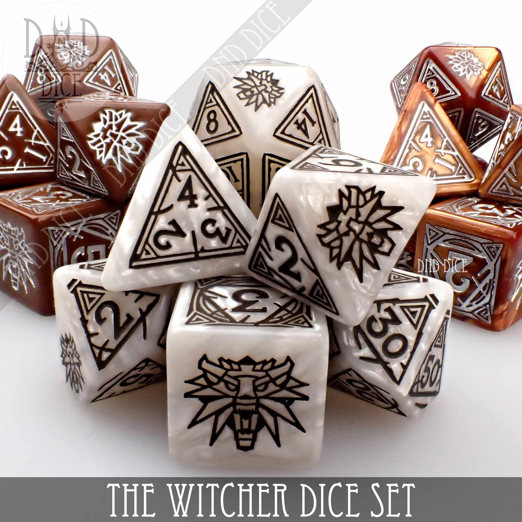 The Witcher Dice Set and Coin - Geralt (Online Order Only)