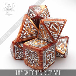 The Witcher Dice Set and Coin - Geralt (Online Order Only)