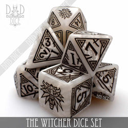 The Witcher Dice Set and Coin - Geralt (Online Order Only)
